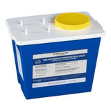 Pharmaceutical Waste Container Bemis™ Sentinel Blue Base 9 H x 11-5/8 L x 7-3/4 W Inch Vertical Entry 2 Gallon 4002 050 Case of 30 4002 050 Bemis™ Sentinel 706238_CS