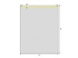General Purpose Drape ClearView 12 W x 18 L Inch Sterile 1501-1000 Case of 40 1501-1000 Clearview 799208_CS