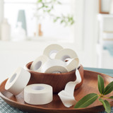 Kendall Waterproof Medical Tape White 1 Inch X 10 Yard Cloth NonSterile, 3142C, Roll of 1