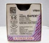 Absorbable Suture with Needle Coated Vicryl™ Rapide Polyglactin 910 PC-3 3/8 Circle Precision Conventional Cutting Needle Size 5 - 0 Braided VR844 Box of 12 VR844 Coated Vicryl™ Rapide 278851_BX Absorbable Suture with Needle Coated Vicryl™ Rapide Polyglactin 910 PC-3 3/8 Circle Precision Conventional Cutting Needle Size 5 - 0 Braided VR844 Box of 12 VR844 Coated Vicryl™ Rapide 278851_BX