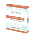 Hydrocolloid Dressing Simpurity™ 7 x 7 Inch Square SNS21149 Case of 200 SNS21149 Simpurity™ 1059075_CS