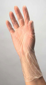 ESTEEM Exam Glove Medium NonSterile Vinyl Standard Cuff Length Smooth Clear Not Rated, 8887DOTP, Case of 1500