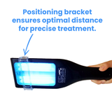 Cordless Dual-Lamp 311nm UVB Light – 2X Coverage for Psoriasis, Vitiligo & Eczema on Back, Torso & Limbs Cordless Dual-Lamp 311nm UVB Light – 2X Coverage for Psoriasis, Vitiligo & Eczema on Back, Torso & Limbs