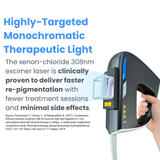 308nm Excimer Laser UVB Light Therapy – Highest Intensity and Precision UV Light for Severe Psoriasis and Vitiligo 