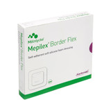 Mepilex Border Flex Foam Dressing 5.1 X 6.3 Inch With Border Film Backing Silicone Adhesive Oval Sterile, 583300, Box of 5