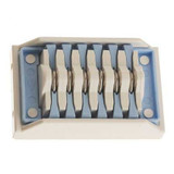 Adhesive Cartridge Style Ligating Clip Horizon™ Titanium Medium Blue Clip 6 Clips 002200 Box of 180 002200 Horizon™ ﻿349408_BX