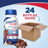 Ensure Plus Nutrition Shake Oral Supplement Milk Chocolate Flavor Liquid 8 oz. Bottle, 57266, Case of 24
