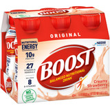 Boost Original Oral Supplement Creamy Strawberry Flavor Liquid 8 oz. Bottle, 41679676363, Case of 24