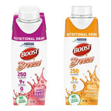 Boost Breeze Oral Supplement Orange / Wildberry Flavor Liquid 8 oz. Reclosable Carton, 43900428789, Case of 24