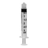McKesson General Purpose Syringe 3 mL Luer Lock Tip Without Safety, 16-S3C, Box of 100