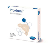 Proximel Foam Dressing 6-4/5 X 7 Inch With Border Waterproof Film Backing Silicone Adhesive Sacral Sterile, 14600000, Pack of 1