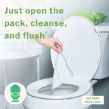 McKesson Flushable Personal Wipe Soft Pack Scented 48 Count, FLF48, Case of 576