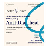 Foster & Thrive Anti-Diarrheal 2 mg Strength Caplet 12 per Box, 70677110601, Box of 1