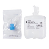 McKesson Humidifier Bottle with Adapter 350 mL Sterile Water Adult / Pediatric, 16-00350, Pack of 1