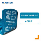 McKesson Slipper Socks Unisex Adult Large Single Tread Single Patient Use Teal, 16-A-3828, Case of 48