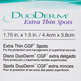 DuoDERM Extra Thin Thin Hydrocolloid Dressing 1-1/2 X 1-3/4 Inch Spot, 187932, Box of 20