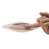 New Image CeraPlus Ostomy Barrier Trim to Fit, Extended Wear Adhesive Tape Borders 57 mm Flange Red Code System Up to 1-1/2 Inch Opening, 11703, Pack of 1