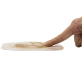 New Image CeraPlus Ostomy Barrier Trim to Fit, Extended Wear Adhesive Tape Borders 57 mm Flange Red Code System Up to 1-1/2 Inch Opening, 11703, Pack of 1