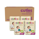 Cuties Complete Care Unisex Baby Diaper Size 6 Disposable Heavy Absorbency, CR6001, Pack of 23