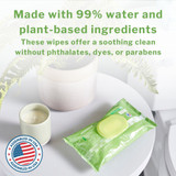 McKesson Flushable Personal Wipe Soft Pack Unscented 96 Count, FLU96, Pack of 96