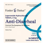 Foster & Thrive Anti-Diarrheal 2 mg Strength Caplet 24 per Box, 70677110602, Carton of 24