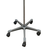 McKesson IV Stand Floor Stand 2 Hooks 5 Legs with Casters, 16-11350, Pack of 1