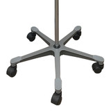 McKesson IV Stand Floor Stand 4 Hooks 5 Legs with Casters, 16-11360, Pack of 1