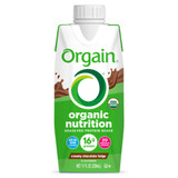 Orgain Organic Nutrition Shake Oral Supplement Creamy Chocolate Fudge Flavor Liquid 11 oz. Carton, 00851770003285, Case of 12