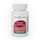 Geri-Care Vitamin Supplement Vitamin B Tablet 100 per Bottle, 809-01-GCP, Case of 12