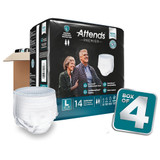 Attends Premier Absorbent Underwear Pull On with Tear Away Seams Adult Large Unisex Disposable Heavy Absorbency, ALI-UW30S, Bag of 14