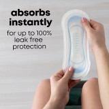 U by Kotex Feminine Pad Ultra Thin Regular Absorbency, 58246, Pack of 44