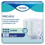 TENA ProSkin Super Incontinence Brief Adult Medium Unisex Disposable Heavy Absorbency, 67550, Case of 80