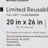 Bed Pillow McKesson 20 X 26 Inch Blue Reusable 41-2026-LTD Case/12 41-2026-LTD MCK BRAND 939592_CS