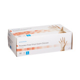 McKesson Exam Glove Large NonSterile Vinyl Standard Cuff Length Smooth Clear Not Rated, 14-138, Case of 1500
