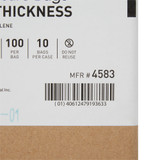 McKesson Reclosable Bag 10 X 13 Inch Polyethylene Clear Zipper Closure, 4583, Box of 1