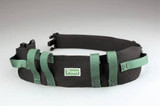 Posey Gait Belt 55'' Green Black with Quick-release Buckle, Pack of 1