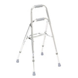 Drive 10240-1 Hemi One Arm Walker, Side Step Folding Walker, Adjustable Height, Aluminum Frame, 300 lbs. Weight Capacity, Pack of 1