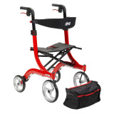 4 Wheel Rollator Nitro Red Adjustable Height Aluminum RTL10266 Each/1 - 37463809 RTL10266 DRIVE MEDICAL DESIGN & MFG 873746_EA