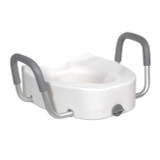 Raised Toilet Seat 4.5 Inch White 300 lbs. 12013 Each/1 12013 DRIVE MEDICAL DESIGN & MFG 648139_EA