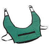 Seat Sling Hoyer 4-Point Without Head Support Chainless Medium 210 lbs 70002 Each/1 70002 JOERNS Green
