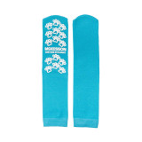 Slipper Socks McKesson Paw Prints One Size Fits Most Teal Above the Ankle 40-1069 Pair/1 40-1069 MCK BRAND 475019_PR Slipper Socks McKesson Paw Prints One Size Fits Most Teal Above the Ankle 40-1069 Pair/1 40-1069 MCK BRAND 475019_PR