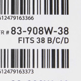Post-Surgical Bra McKesson White 38 Inch 83-908W-38 Each/1 83-908W-38 MCK BRAND 544595_EA