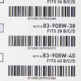 Post-Surgical Bra McKesson White 38 Inch 83-908W-38 Each/1 83-908W-38 MCK BRAND 544595_EA