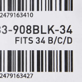 Post-Surgical Bra McKesson Black 34 Inch 83-908BLK-34 Each/1 83-908BLK-34 MCK BRAND 544588_EA