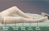 Anti-embolism Stocking T.E.D. Knee High 2X-Large / Regular White Inspection Toe 7470LF Carton of 12