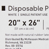 Bed Pillow McKesson 20 X 26 Inch White Disposable 41-2026-F Case/12 41-2026-F MCK BRAND 939585_CS
