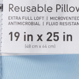 Bed Pillow McKesson 19 X 25 Inch Blue Reusable 41-1925-BXF Case/12 41-1925-BXF MCK BRAND 939584_CS