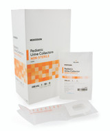 Pediatric Urine Collection Bag McKesson 200 mL (7 oz.) Adhesive Closure Unprinted NonSterile 4822 Box of 50
