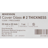 Cover Glass McKesson Square 2 Thickness 22 X 22 mm 16-7136 Box/10 16-7136 MCK BRAND 484340_BX Cover Glass McKesson Square 2 Thickness 22 X 22 mm 16-7136 Box/10 16-7136 MCK BRAND 484340_BX