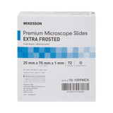 Microscope Slide McKesson 25 x 75 x 1 mm Extra-Frosted End 70-109PMCK Box of 72